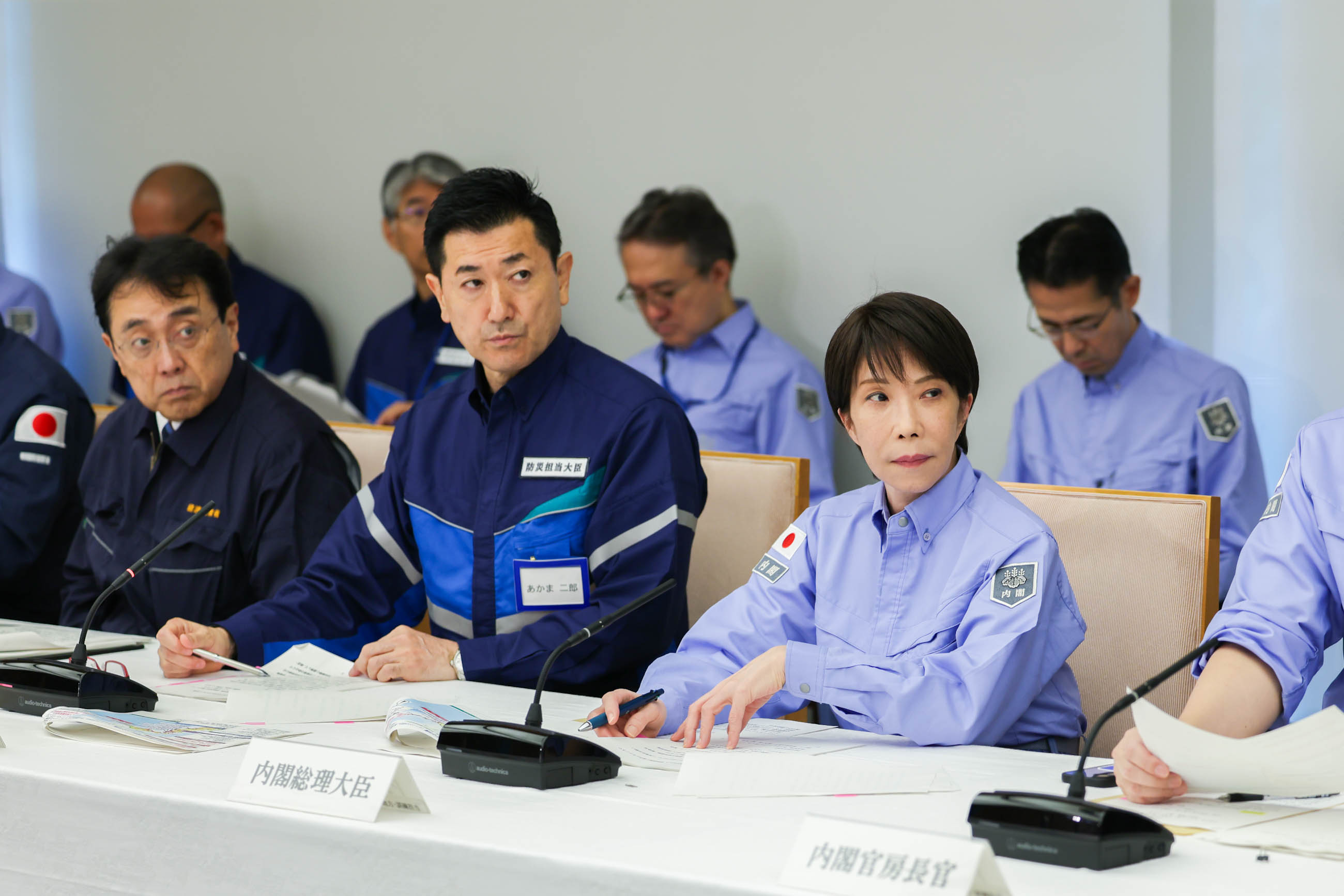 高市首相出席紧急灾害对策总部会议3