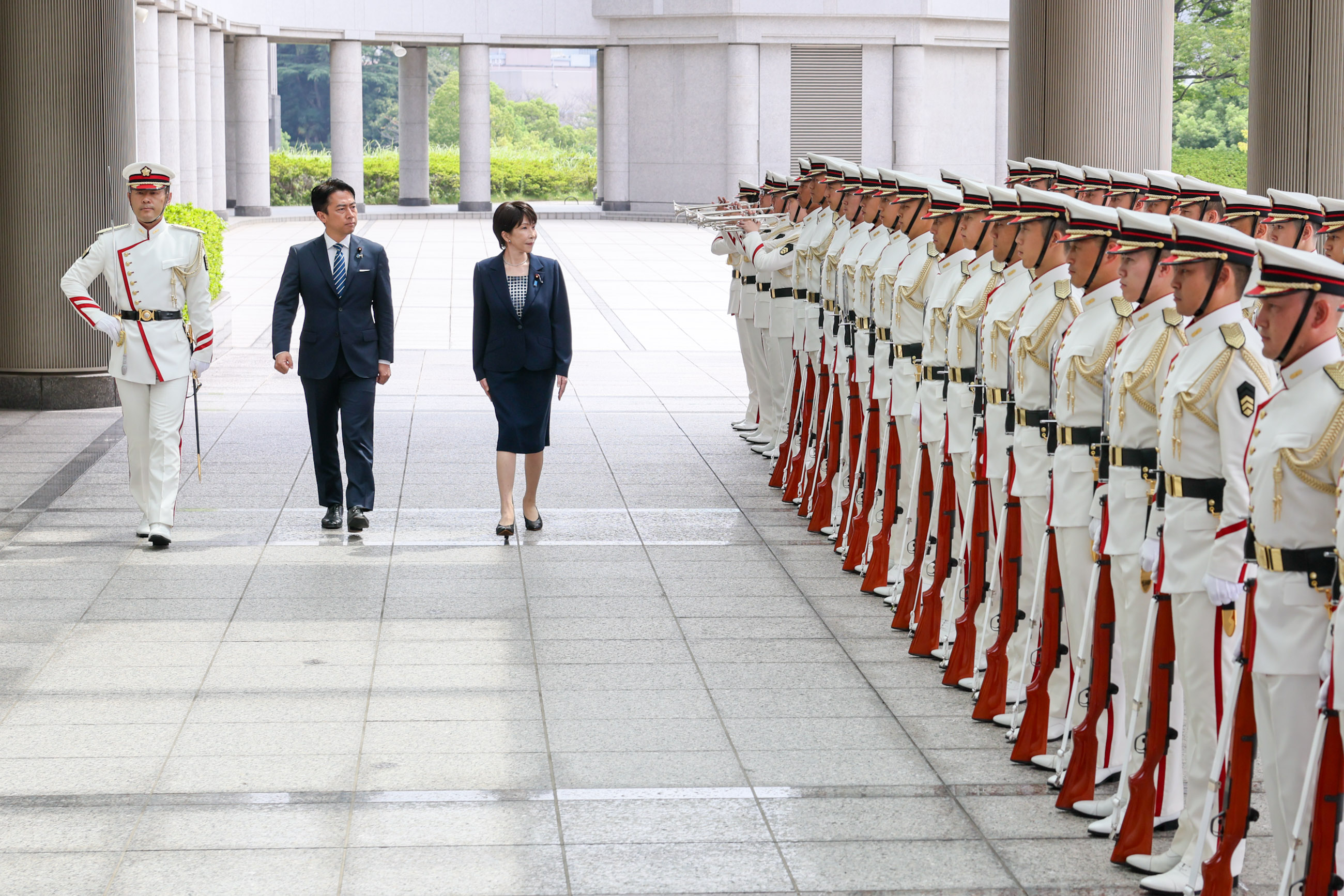 仪仗队的荣誉礼和迎宾仪式1