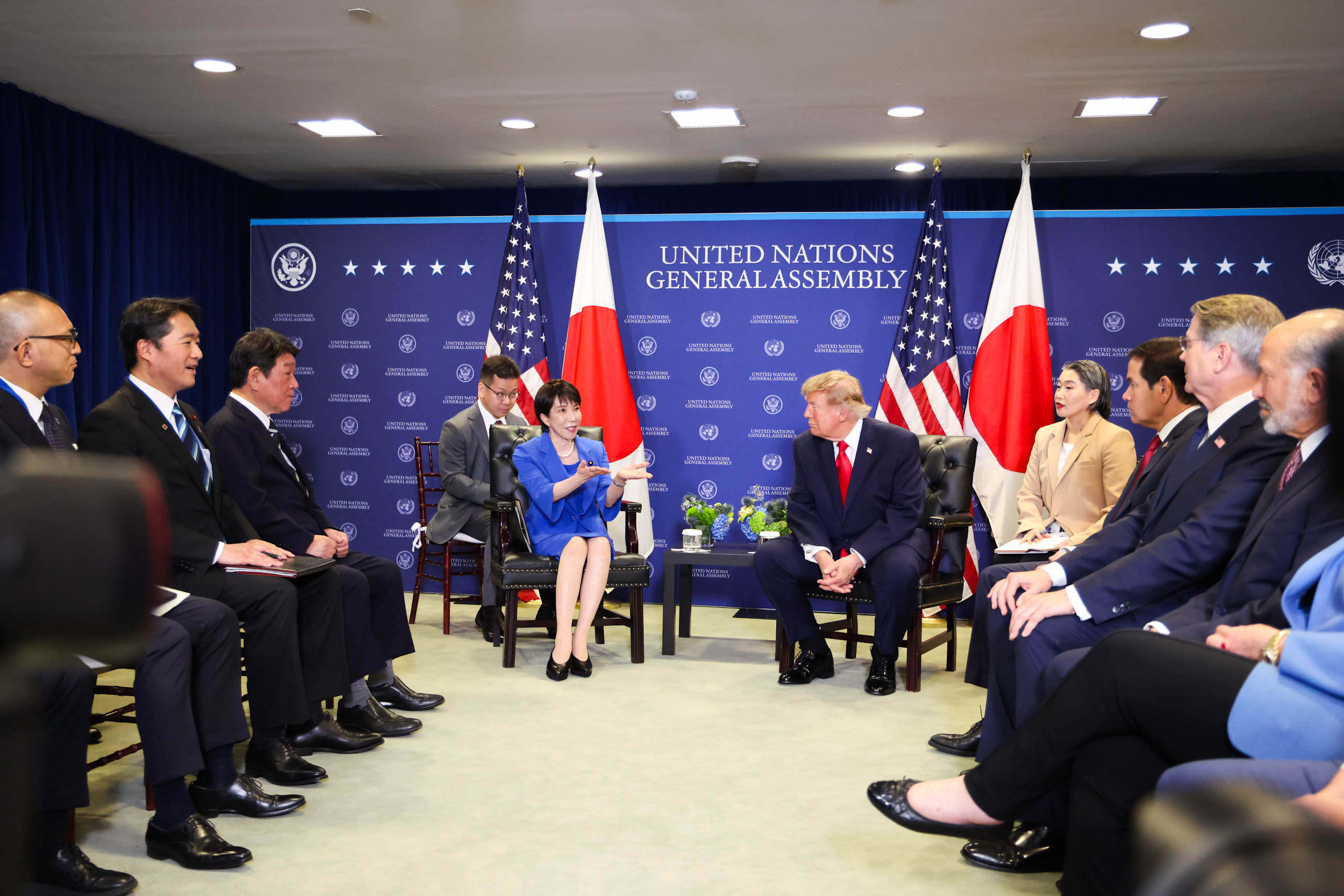 日美首脑会谈1