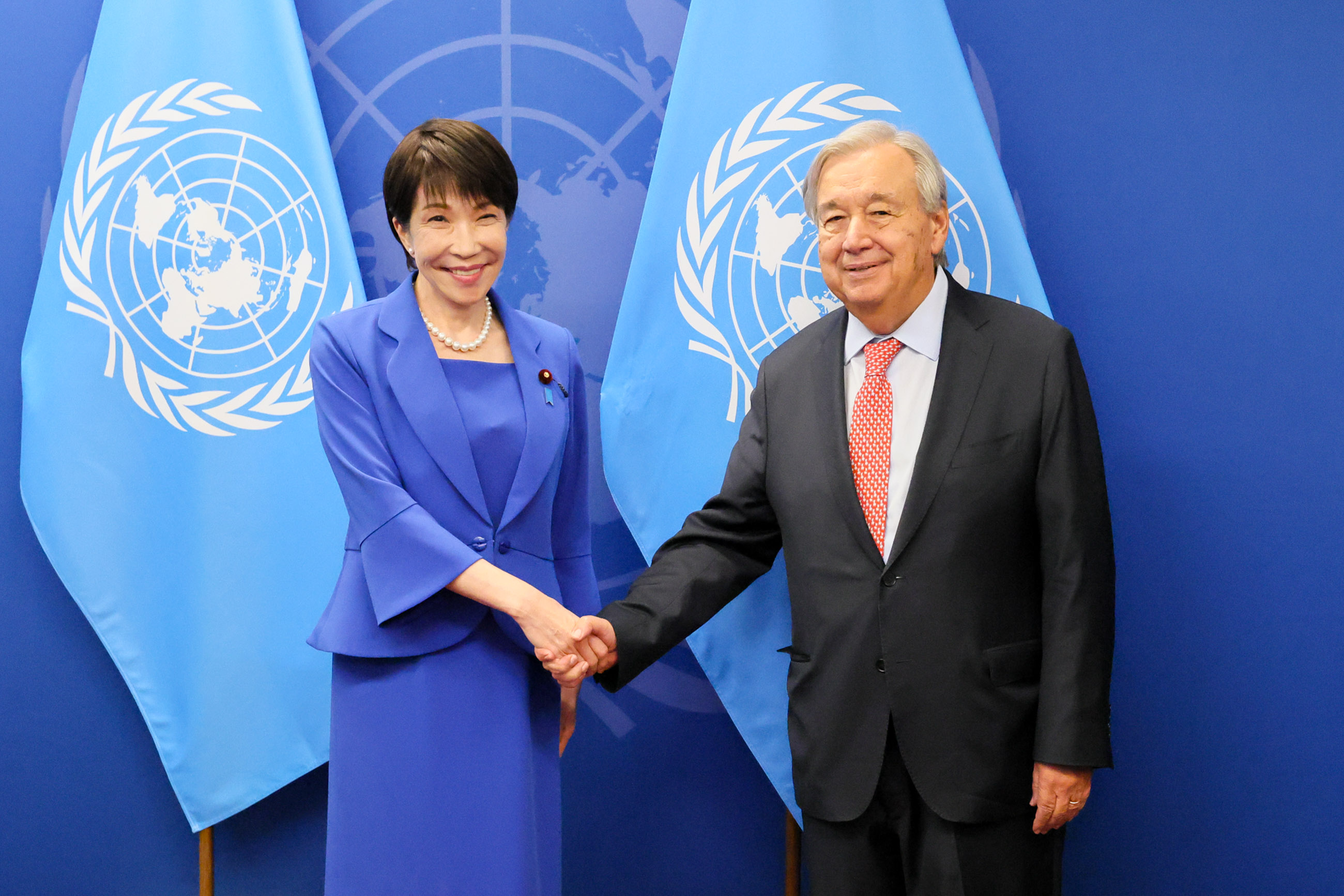 高市首相与古特雷斯秘书长举行会谈3