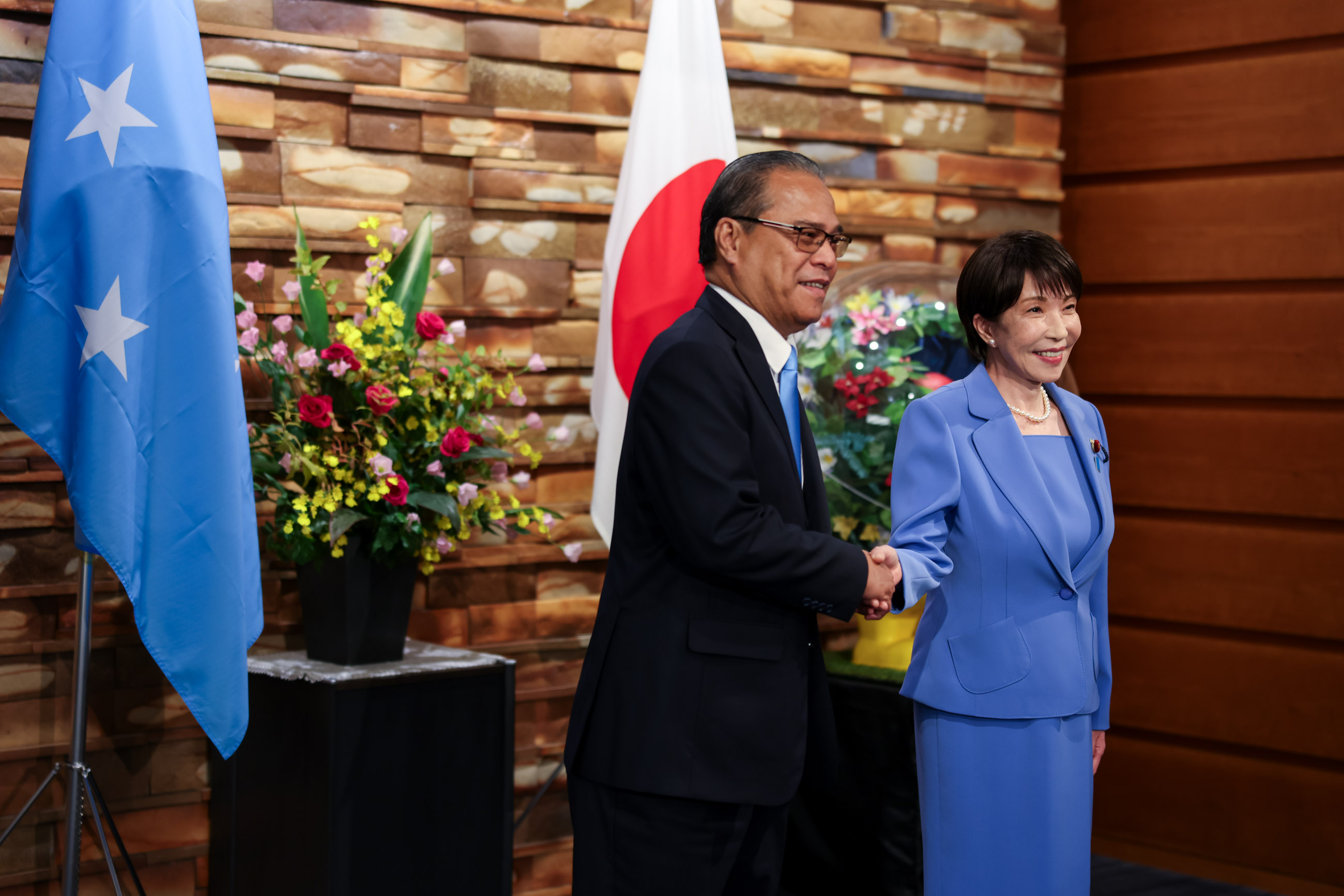 日本密克罗尼西亚首脑会谈3